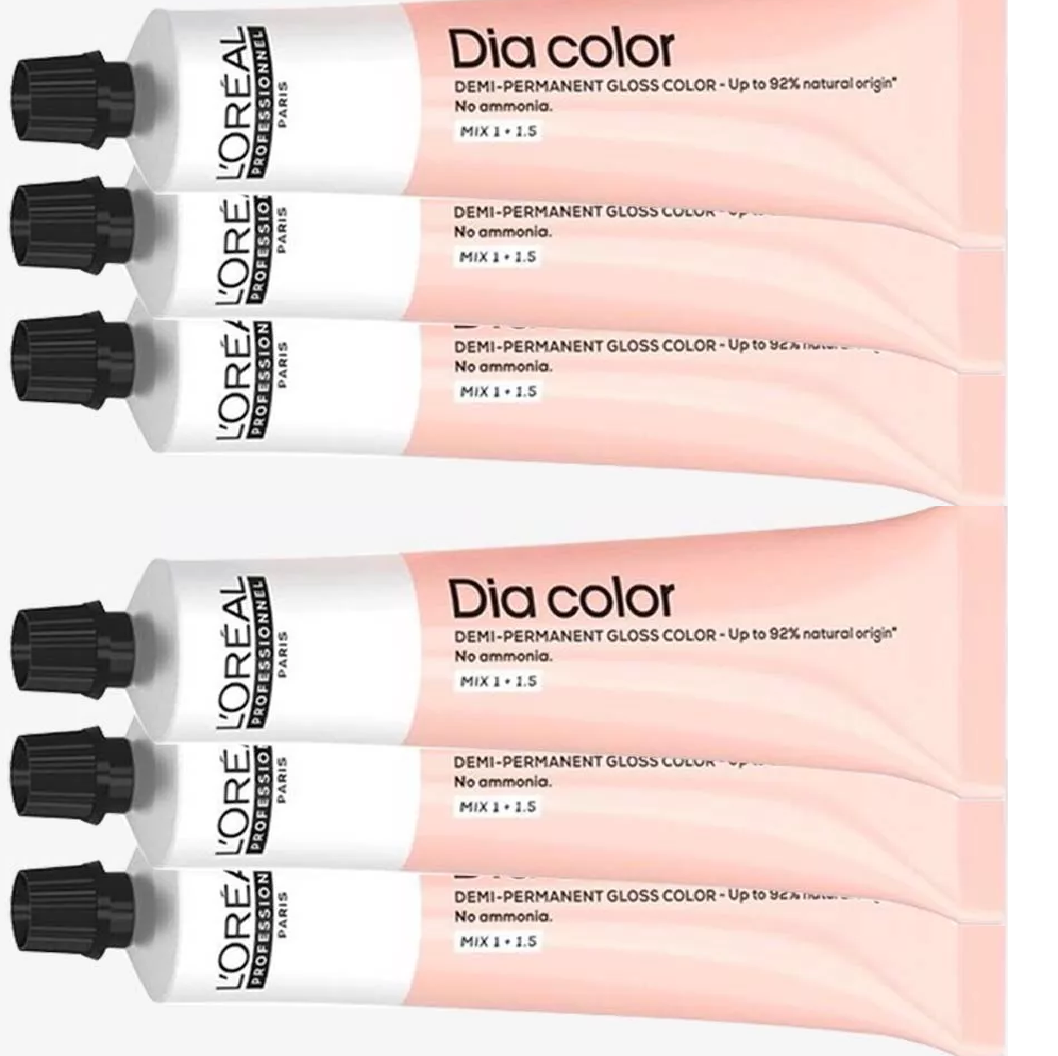L'Oréal Professionnel Dia Color Demi-Permanent Gloss 6 (6N) Dark Blonde, 2 oz