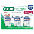 GUM Original Soft-Picks with Travel Cases, 270 Count (3 x 90)