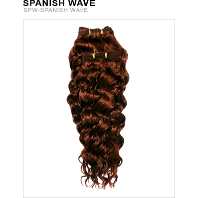 Unique 100% Human Hair Spanish Wave Hairpiece - Choose Size