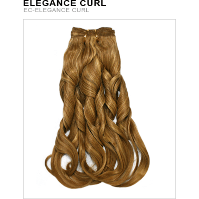 Unique's 100% Human Hair Elegance Curl Hairpiece - Choose Size