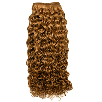 Unique's 100% Human Hair Jerri Curl 10 Inch Hairpiece