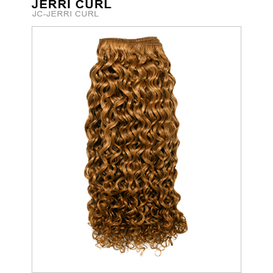 Unique's 100% Human Hair Jerri Curl 12 Inch Hairpiece