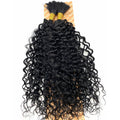 Unique's 100% Human Hair Jerri Curl Bulk 18 Inch