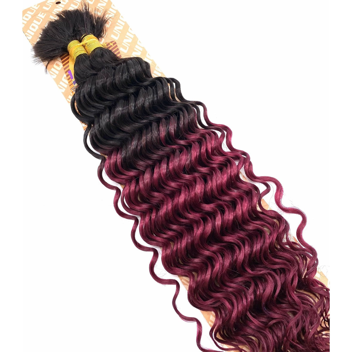 Unique's 100% Human Hair New Deep Bulk - Choose Length