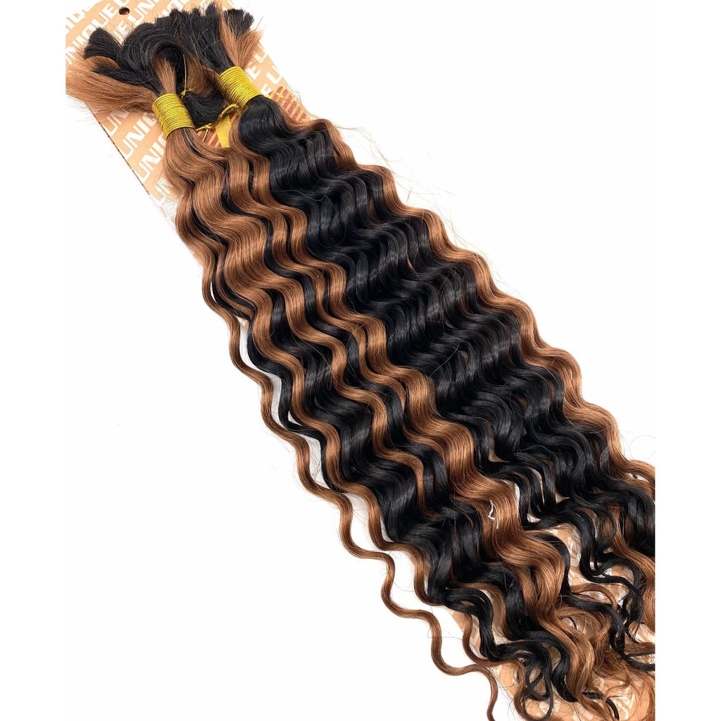 Unique's 100% Human Hair New Deep Bulk 18" - Choose Size
