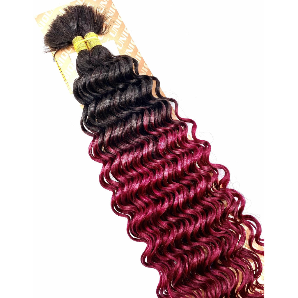 Unique's 100% Human Hair New Deep Bulk 18" - Choose Size