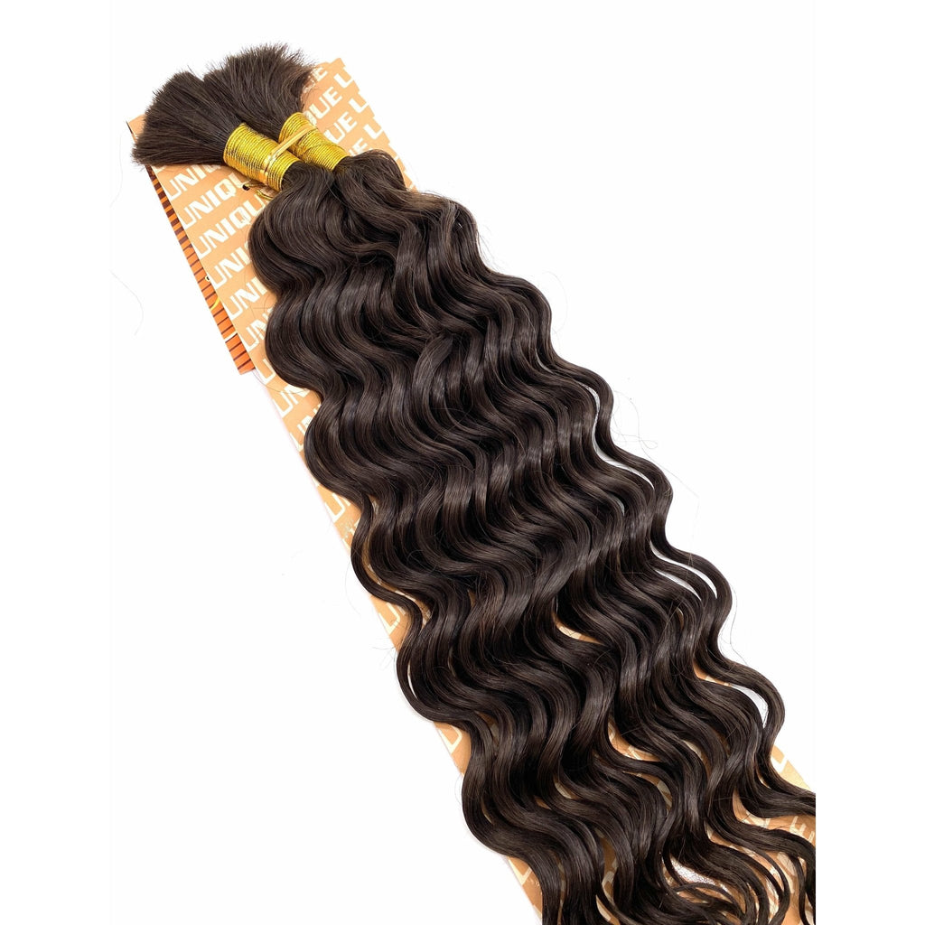 Unique's 100% Human Hair New Deep Bulk 18" - Choose Size