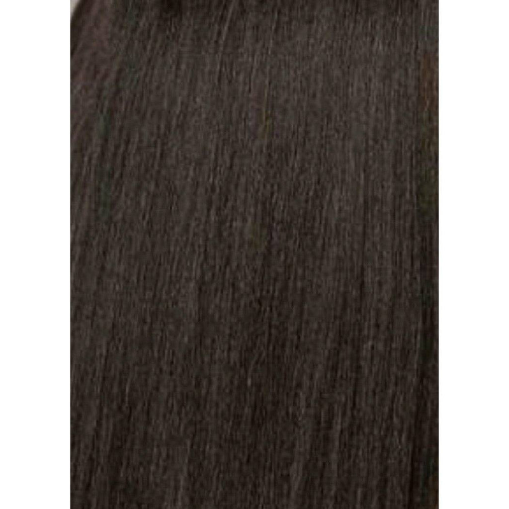 Unique's 100% Human Hair Perm Straight 12 Inch 4 Midnight Brown