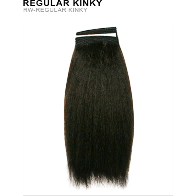 Unique's 100% Human Hair Regular Kinky Hairpiece - Choose Size