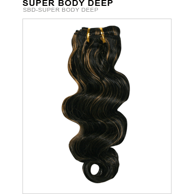 Unique 100% Human Hair Super Body Deep 14 Inch Hairpiece