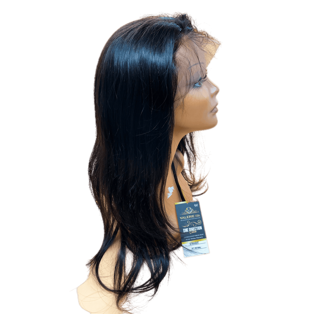VIP Extensions Valerie 10A Off Black Straight Full Lace Wig 22"