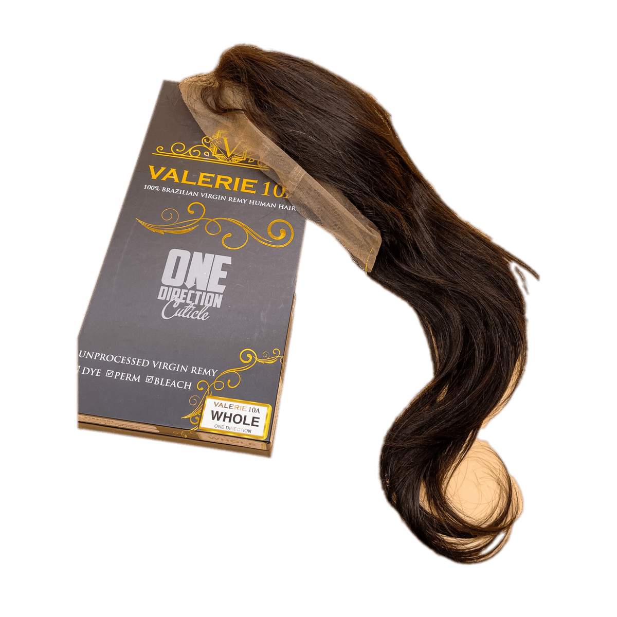 VIP Extensions Valerie 10A Off Black Straight Full Lace Wig 22"