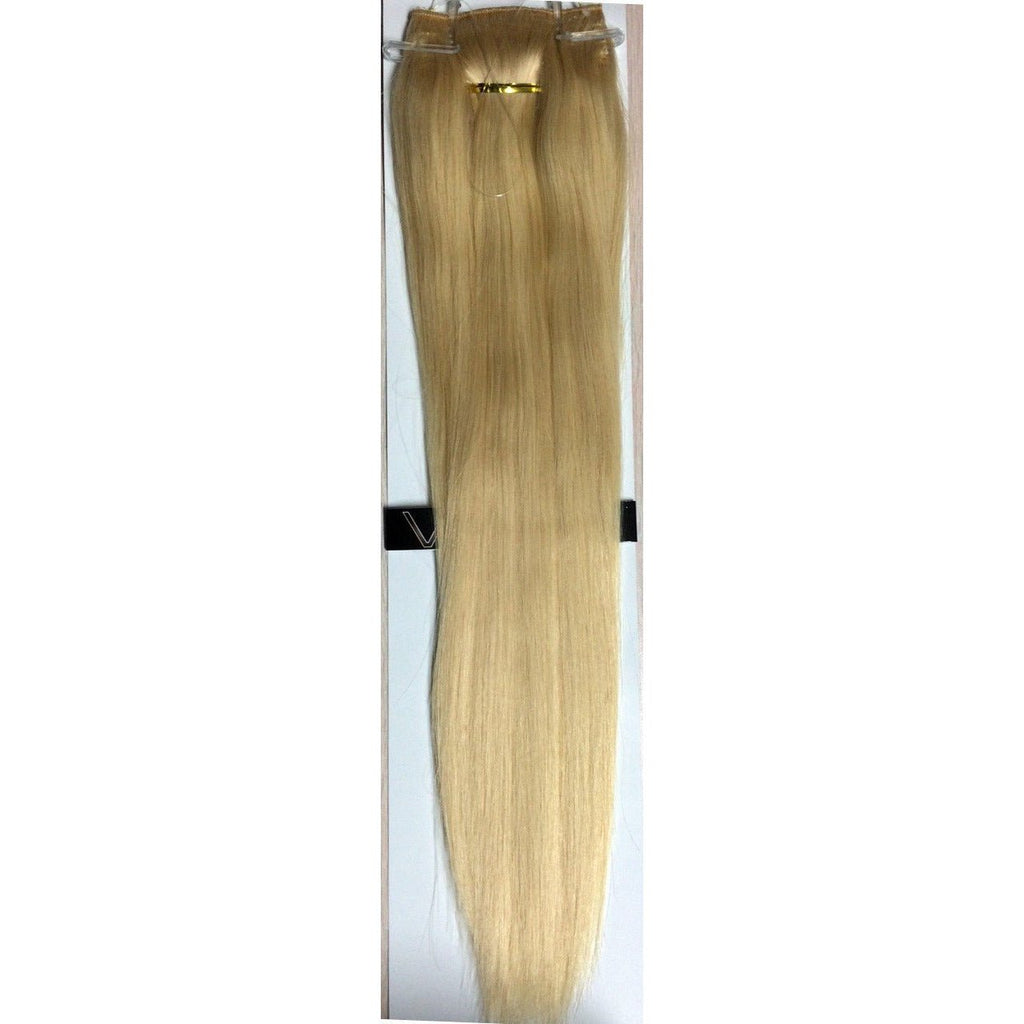 VIP BandX Halo System – 100% Human Hair Extensions, Silky Straight 18" with Clip