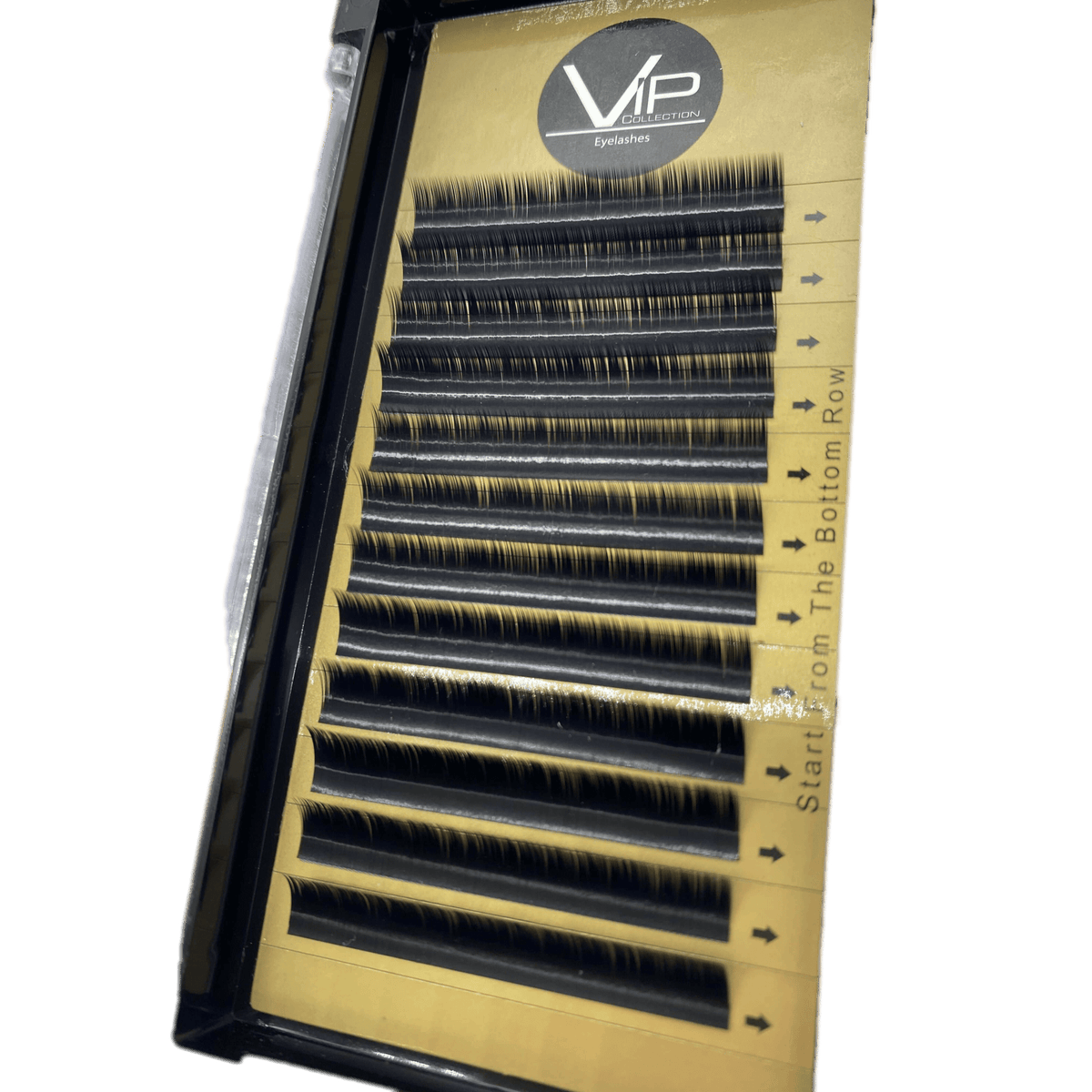 VIP Faux Mink Lash Extensions 0.07 mm B Curl | 12-Line Tray