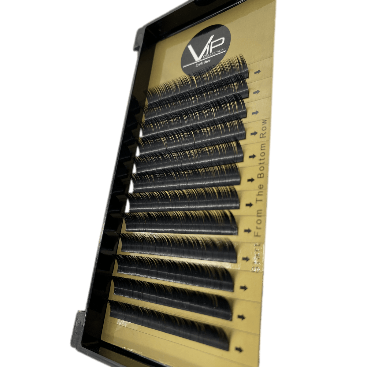 VIP Faux Mink Lash Extensions 0.15 mm B Curl | 12-Line Tray