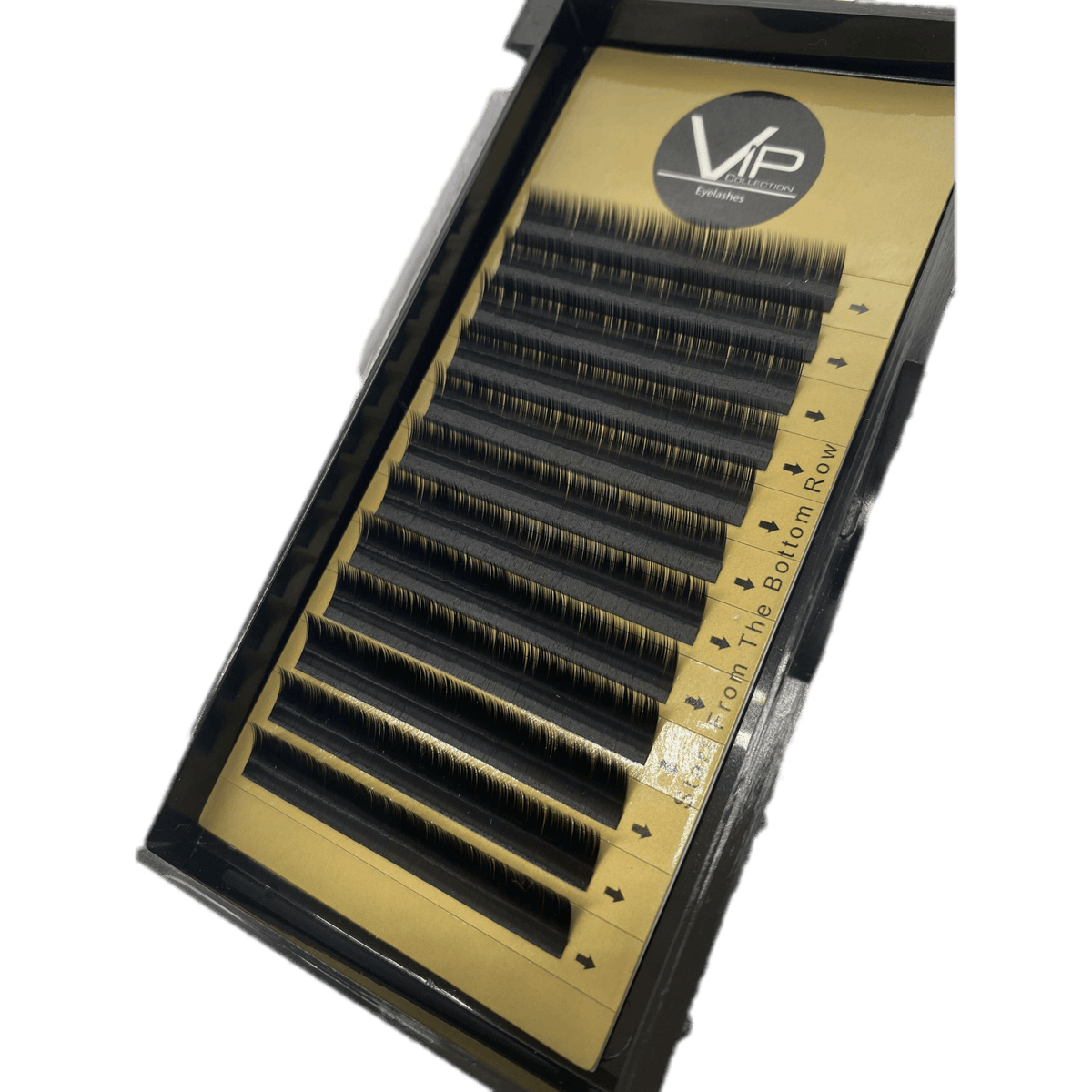 VIP Faux Mink Lash Extensions 0.07 mm J Curl | 12-Line Tray