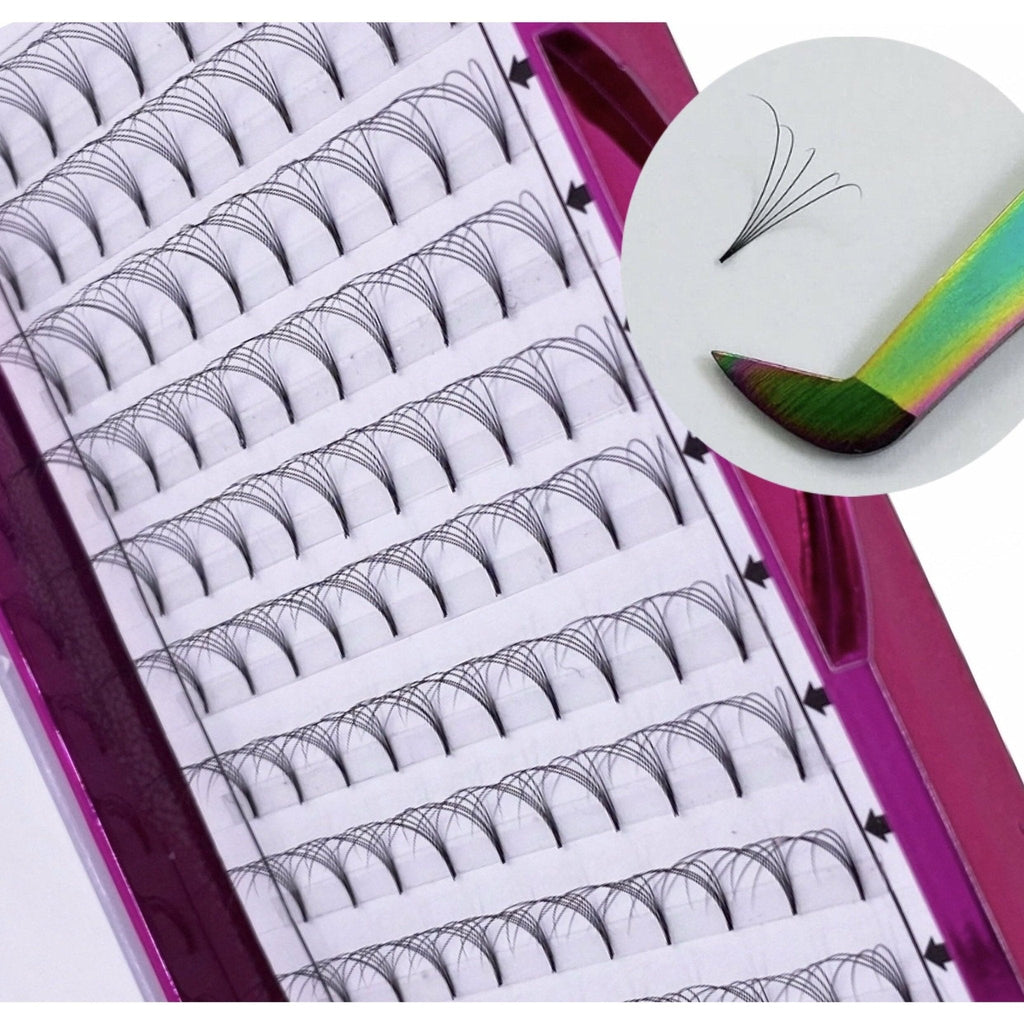 VIP Pre Fanned Lash Extensions 6D | 12-Line Tray