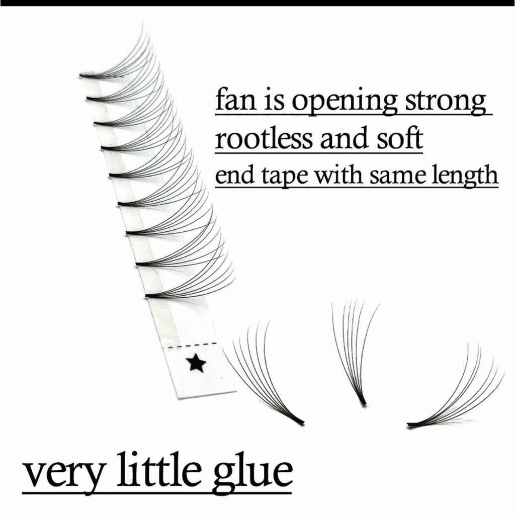VIP Pre Fanned Lash Extensions 6D | 12-Line Tray