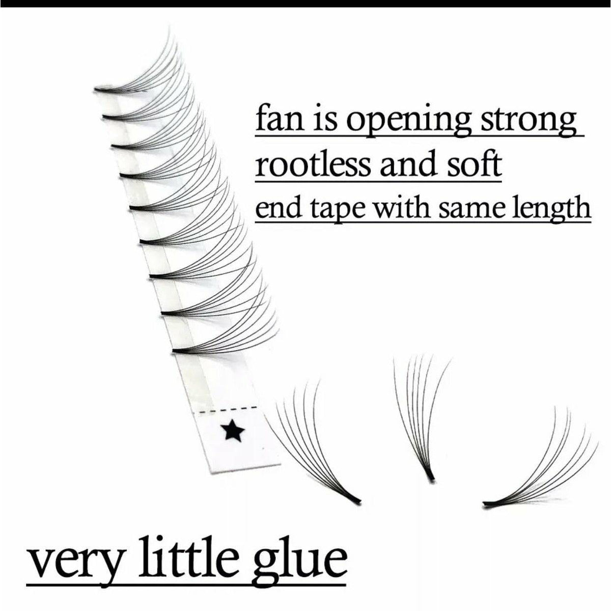 VIP Pre Fanned Lash Extensions 6D | 12-Line Tray