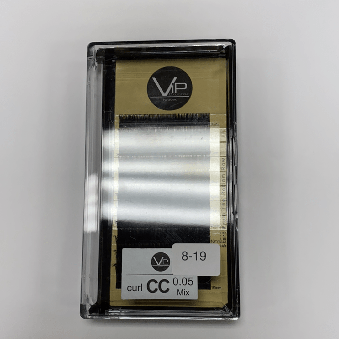 VIP Faux Mink Lash Extensions 0.05 mm CC Curl | 12-Line Mix Tray