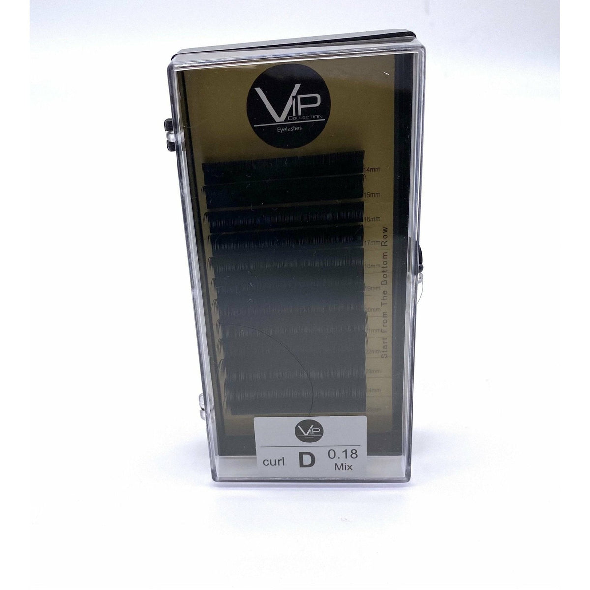 VIP Faux Mink Lash Extensions 0.18 mm D Curl | 12-Line Mix Tray