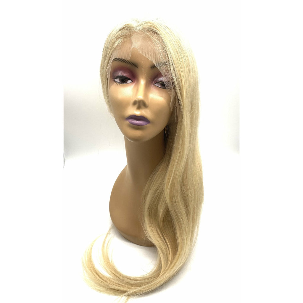 VIP Extensions Off Black to Burgundy Straight Human Hair Full Lace Wig, 150%