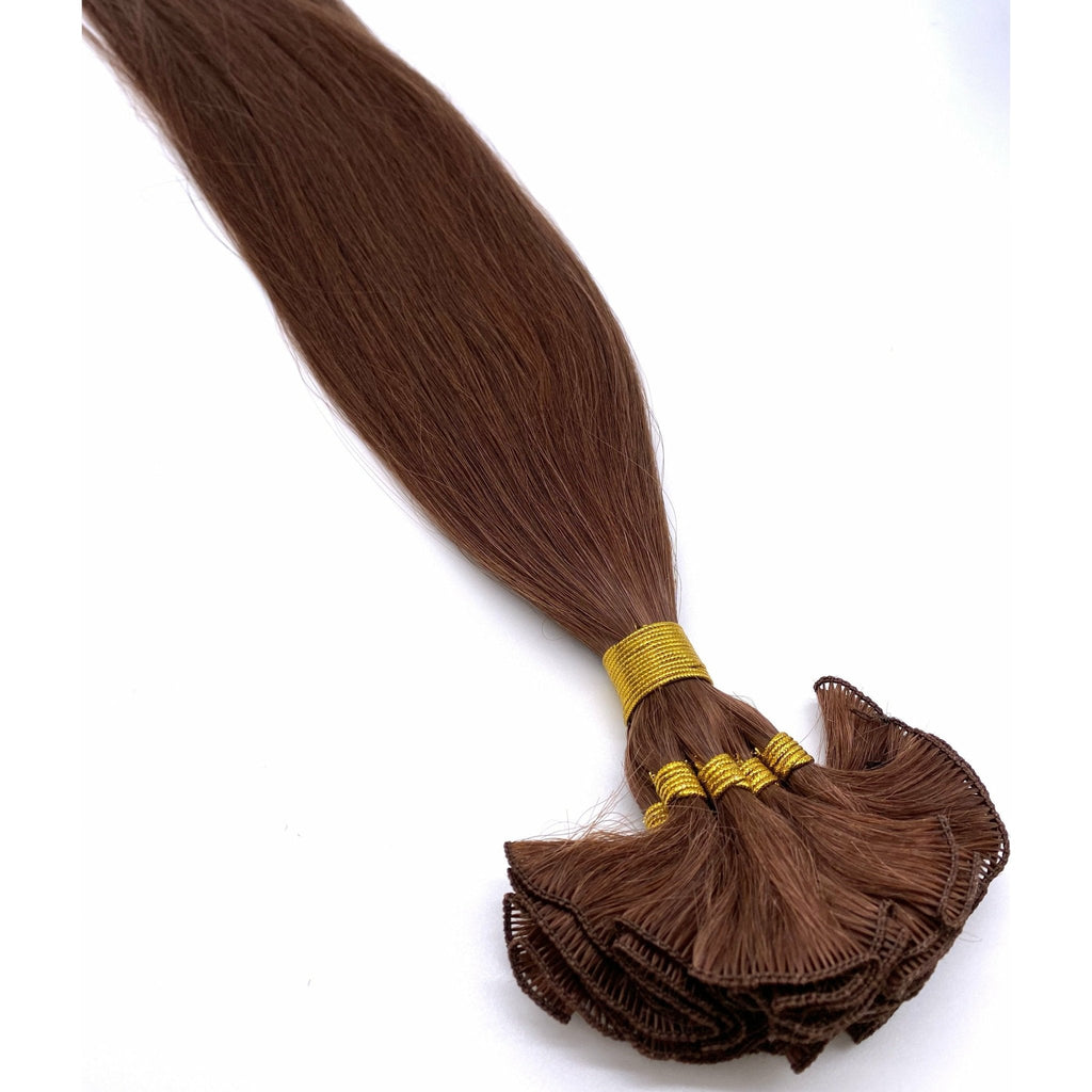 VIP Hand-Tied Weft System – 100% Human Hair Extensions, Straight 18" (113g)