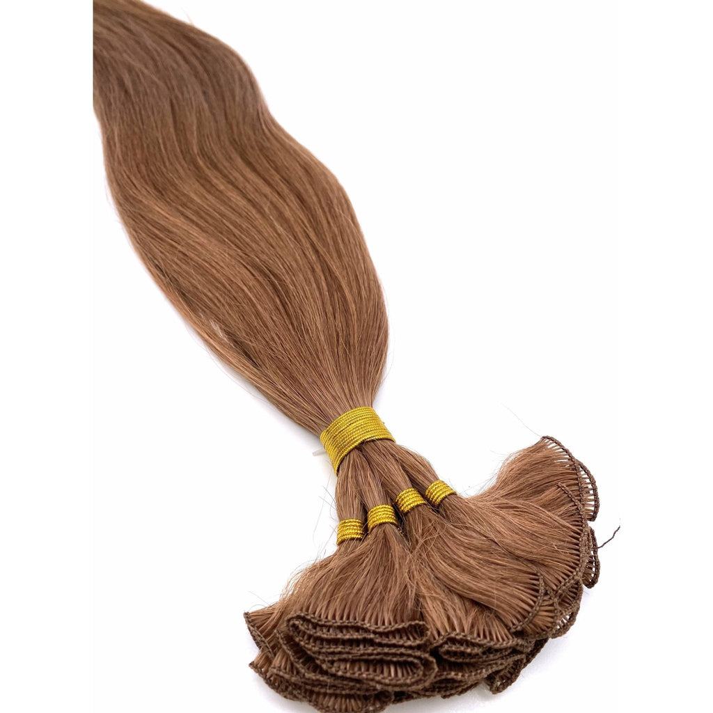 VIP Hand-Tied Weft System – 100% Human Hair Extensions, Straight 18" (113g)
