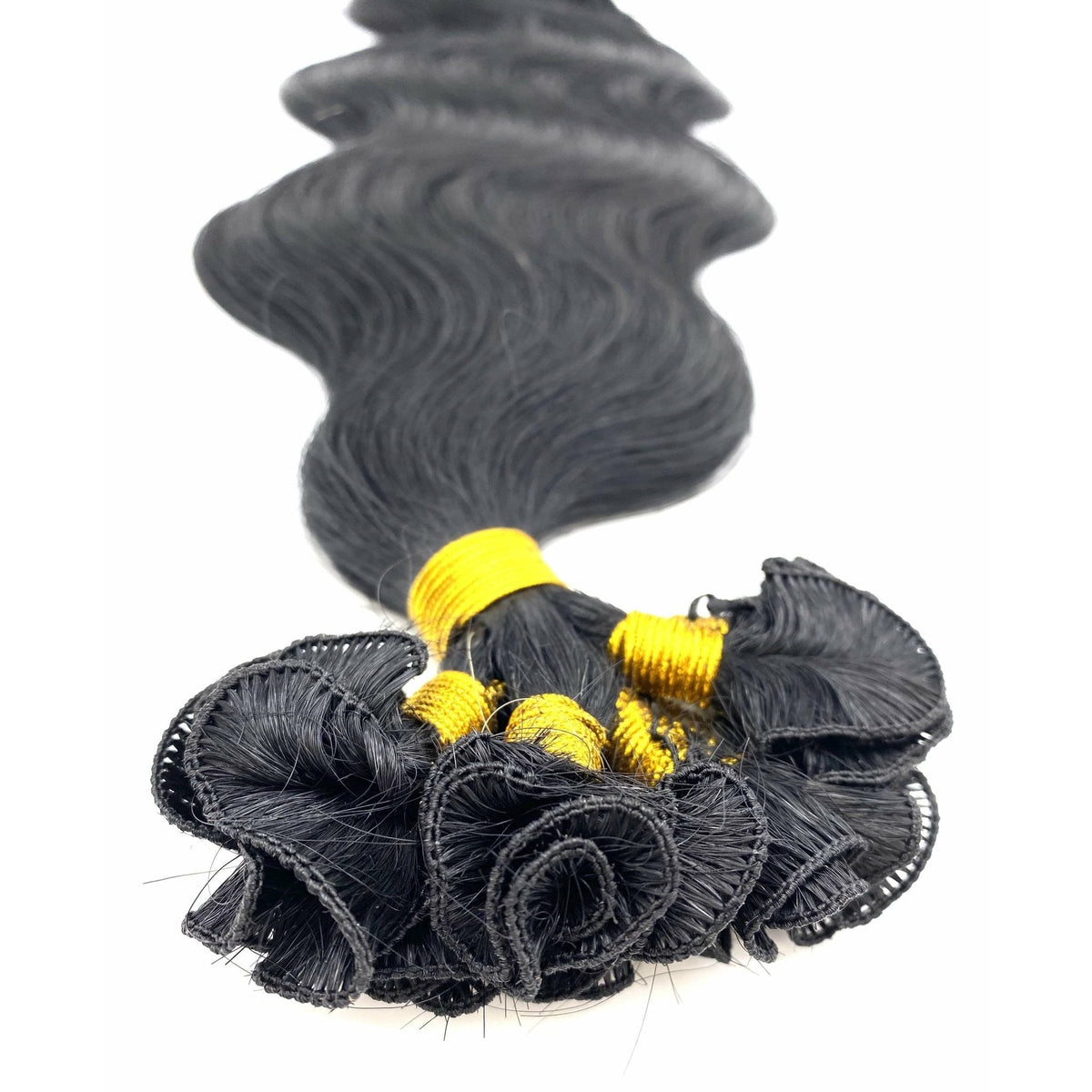 VIP Hand-Tied Weft System – 100% Human Hair Extensions, Wavy 18" (113g)