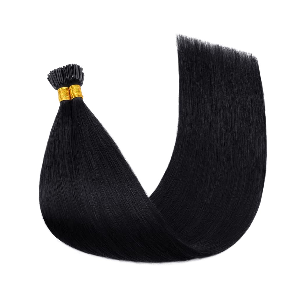VIP I-Tip System – Keratin Human Hair Extensions, Straight 18" (100g)