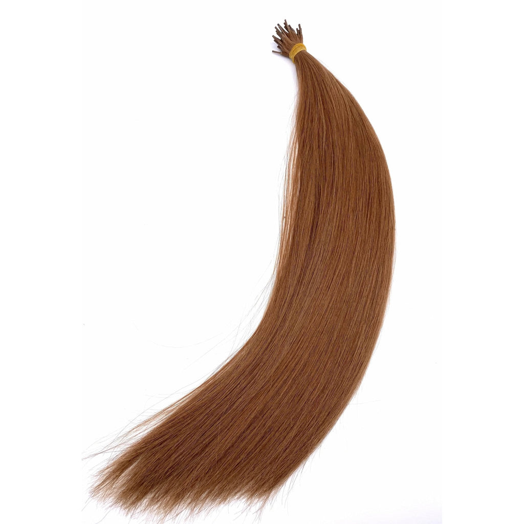 VIP I-Tip System – Keratin Human Hair Extensions, Straight 18" (70g)