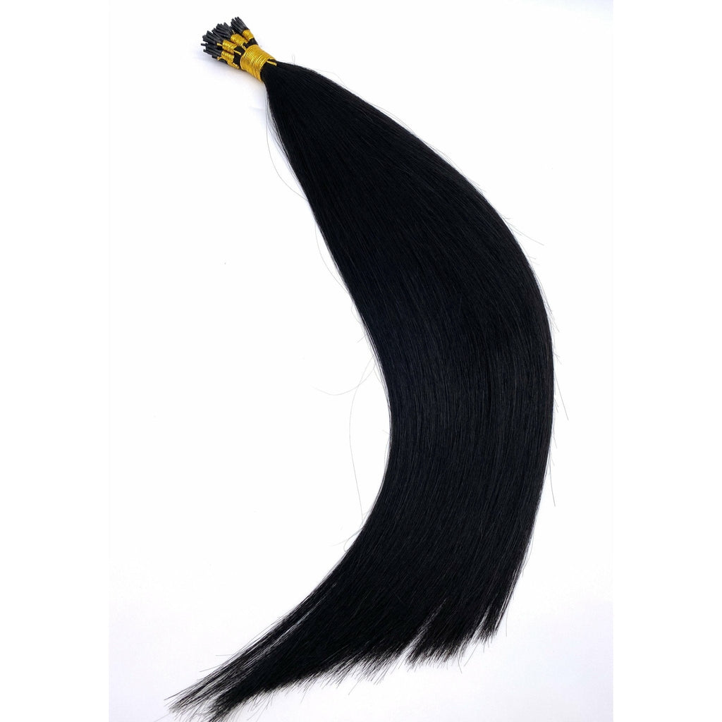 VIP I-Tip System – Keratin Human Hair Extensions, Straight 18" (70g)