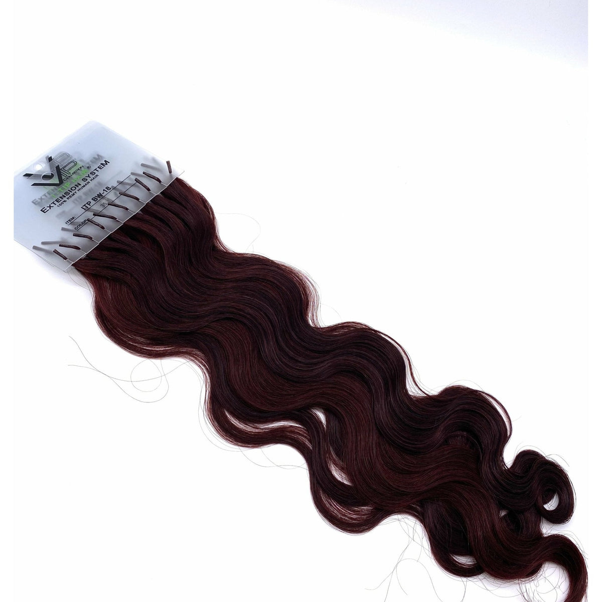 VIP I-Tip System – Keratin Human Hair Extensions, Wavy 18" (70g)