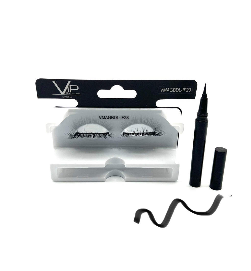 VIP Invisible Magnetic Band Eyelashes False Lashes