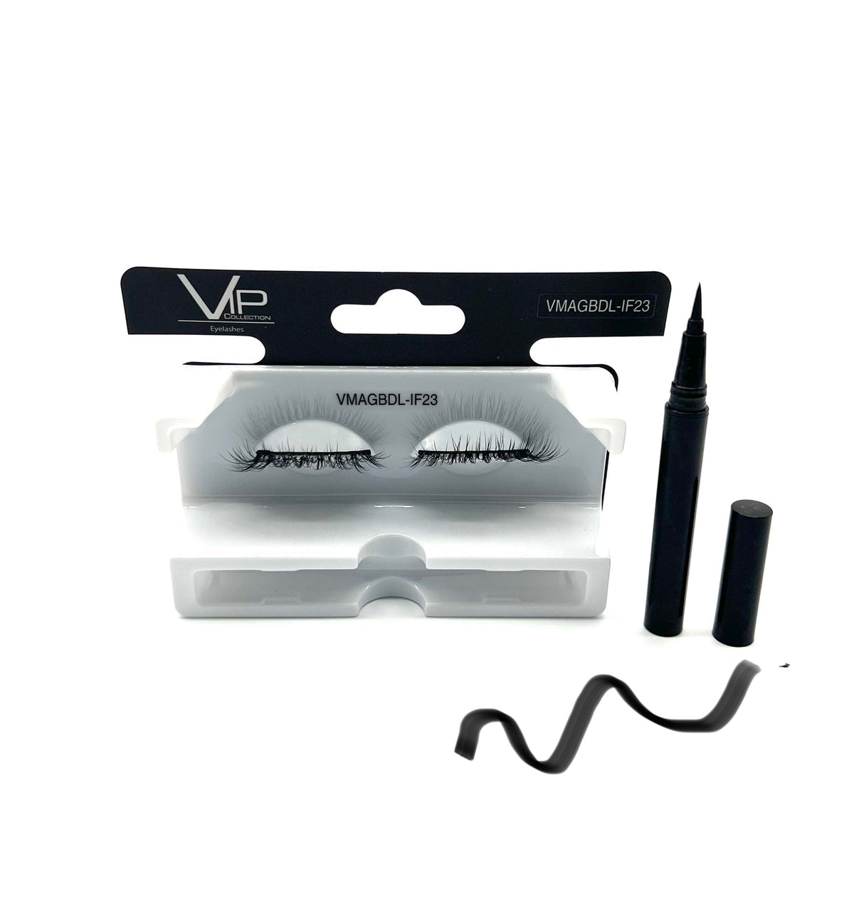 VIP Invisible Magnetic Band Eyelashes False Lashes