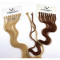VIP M-Tip System – Tape-In Human Hair Extensions (Single Strands), Body Wave 18"