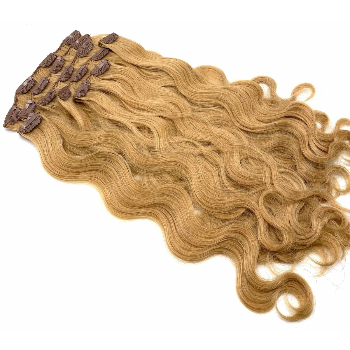 VIP M-Tip System – Tape-In Human Hair Extensions (Single Strands), Wavy 18"