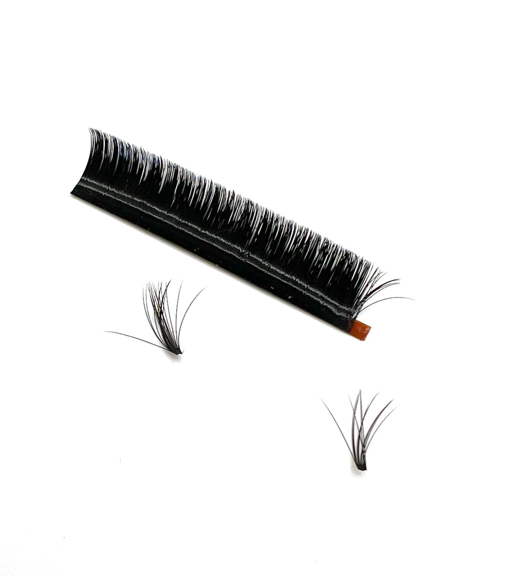 VIP Quick Fan Lash Extensions 0.07 mm C Curl | 12-Line Tray
