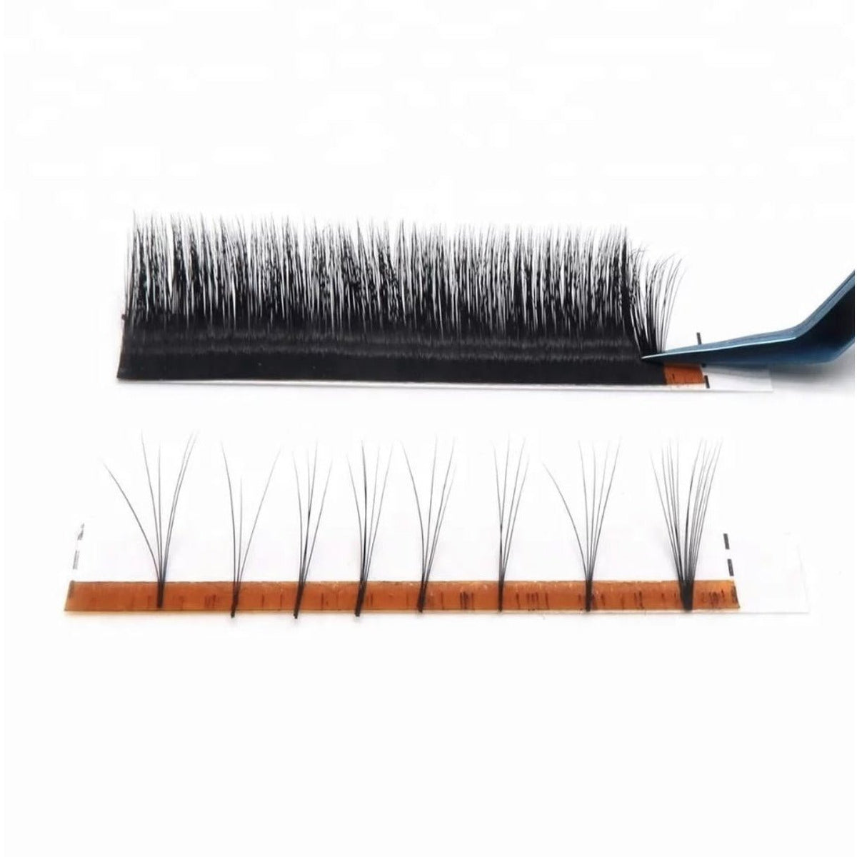 VIP Quick Fan Lash Extensions 0.07 mm D Curl | 12-Line Tray