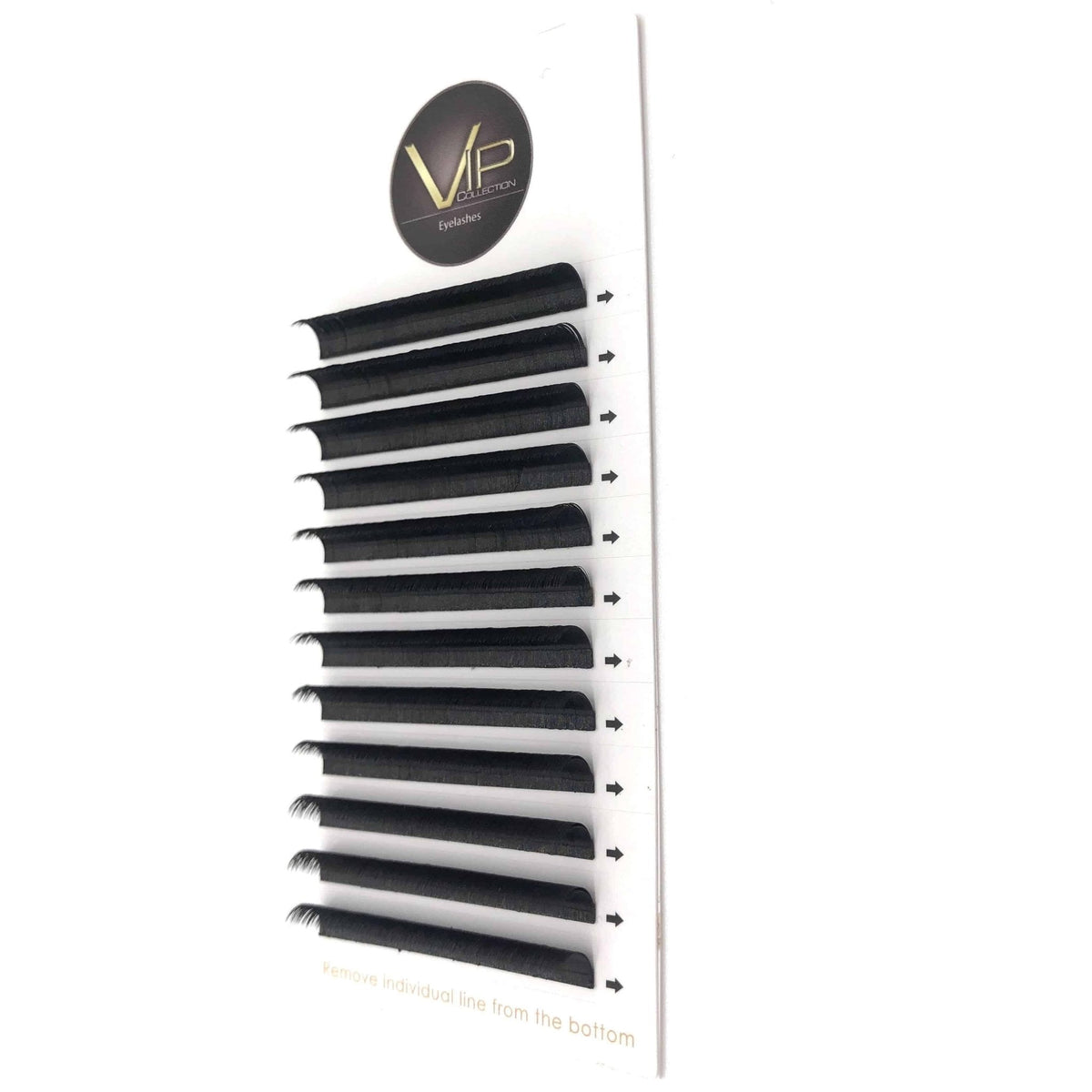 VIP Quick Fan Lash Extensions 0.07 mm D Curl | 12-Line Tray
