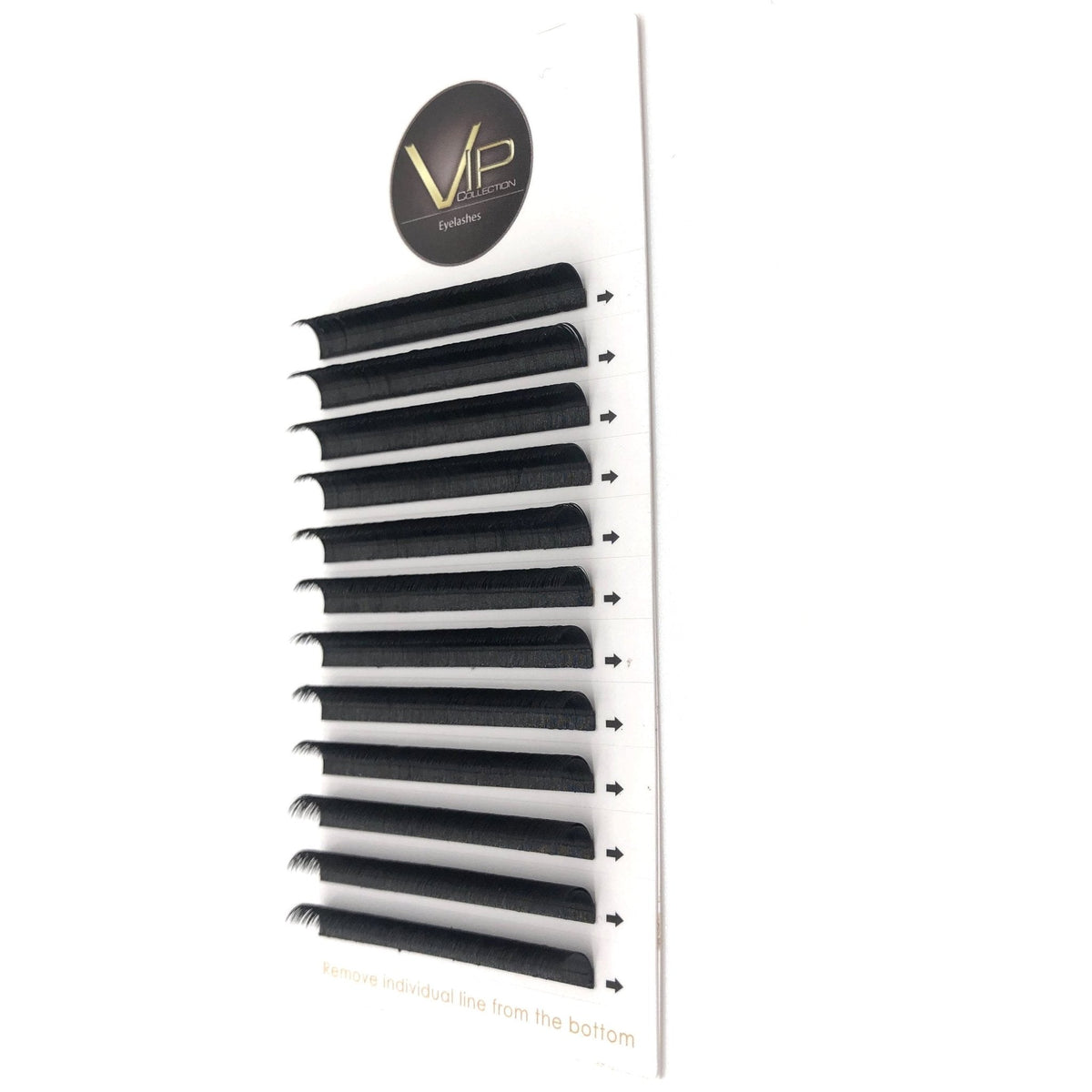 VIP Quick Fan Lash Extensions 0.07 mm D Curl | 12-Line Tray