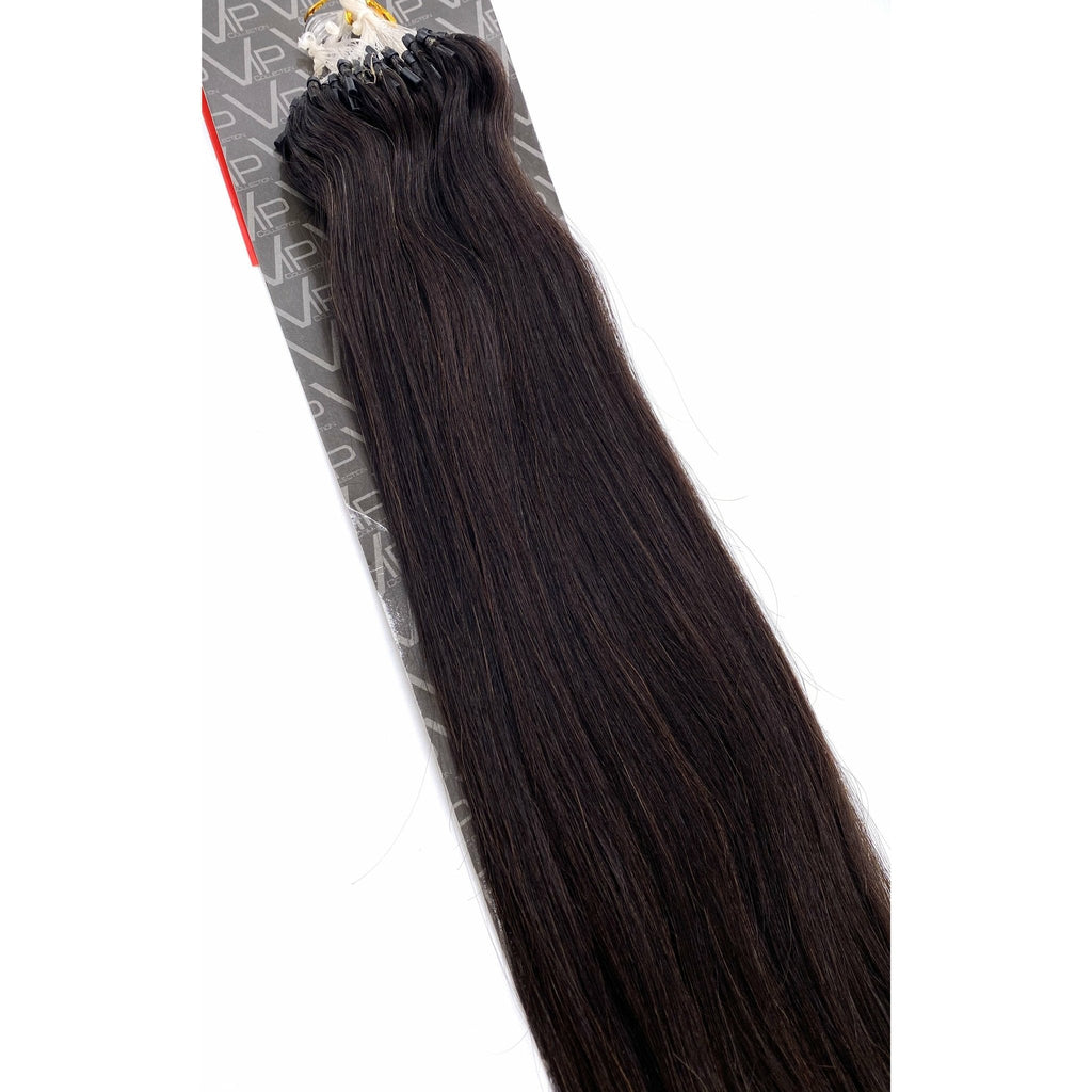 VIP RineX System – Cylinder Loop Human Hair Extensions, Straight 18" (70g)