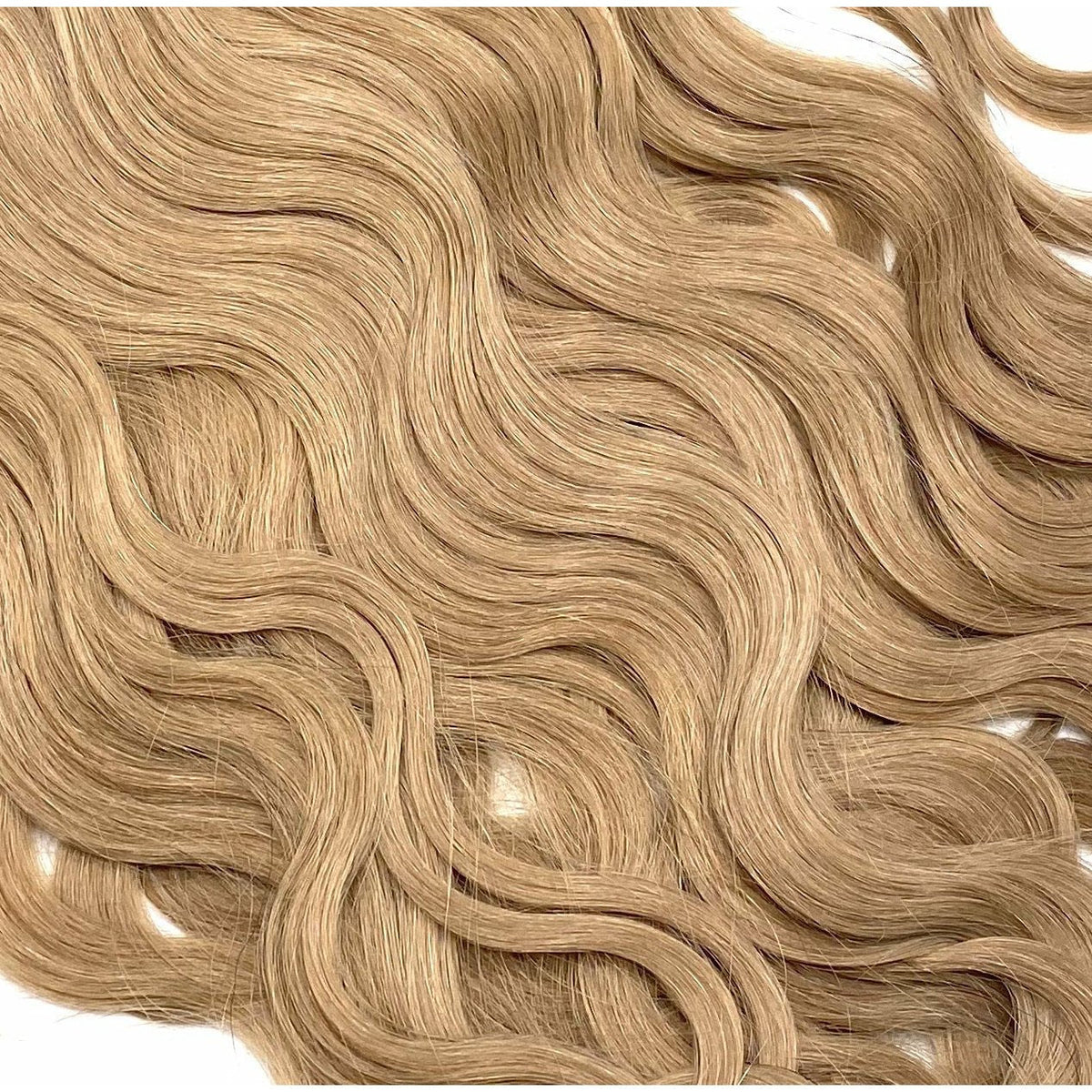 VIP RineX System – Cylinder Loop Human Hair Extensions, Wavy 18" (100 Strands)
