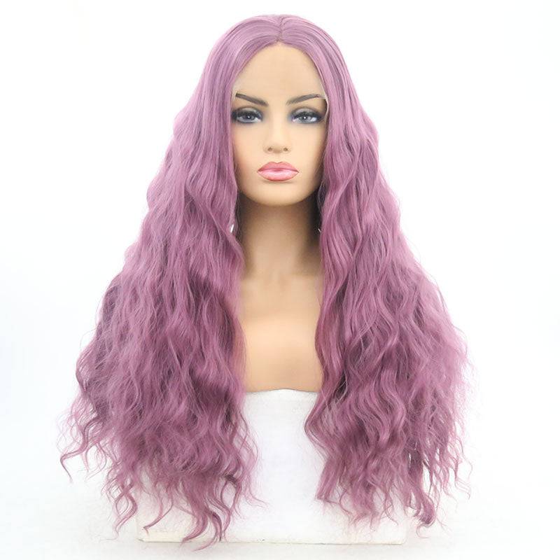 VIP Extensions Orchid Purple Water Wave Synthetic Lace Front Wig 24" 1716 (88)