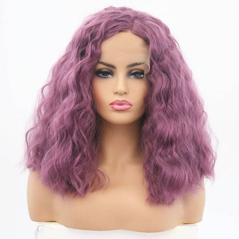 VIP Extensions Orchid Purple Water Wave Synthetic Lace Front Wig 16" 1716 (89)