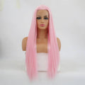 VIP Extensions Light Pink Straight Synthetic Lace Front Wig 24" 2317 (95)