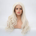 VIP Extensions Platinum White Body Wave Synthetic Lace Front Wig 24" 60 (67)