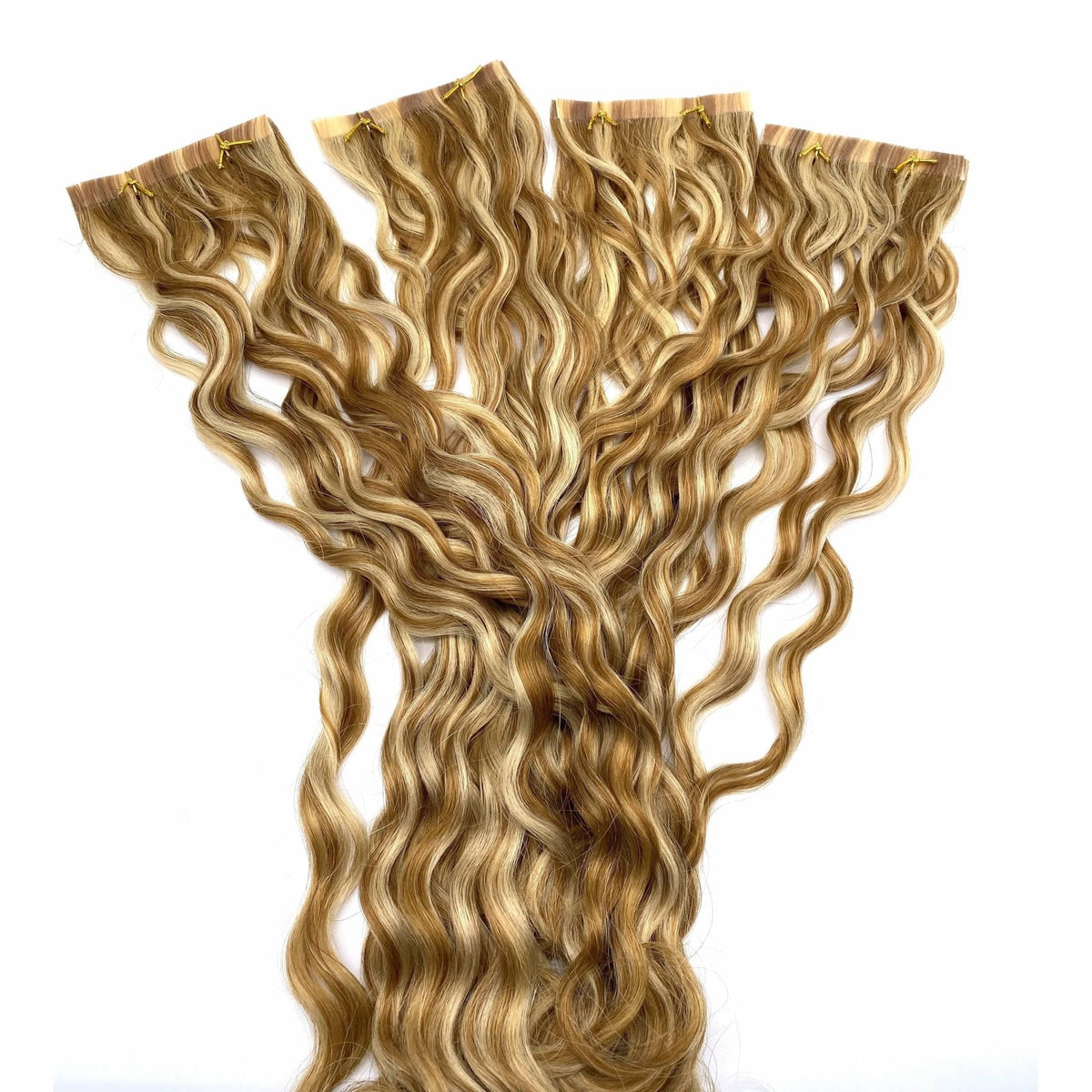 VIP TapeX System – Tape-In Human Hair Extensions, French Wave 18"