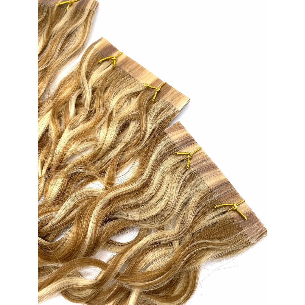 VIP TapeX System – Tape-In Human Hair Extensions, French Wave 18"
