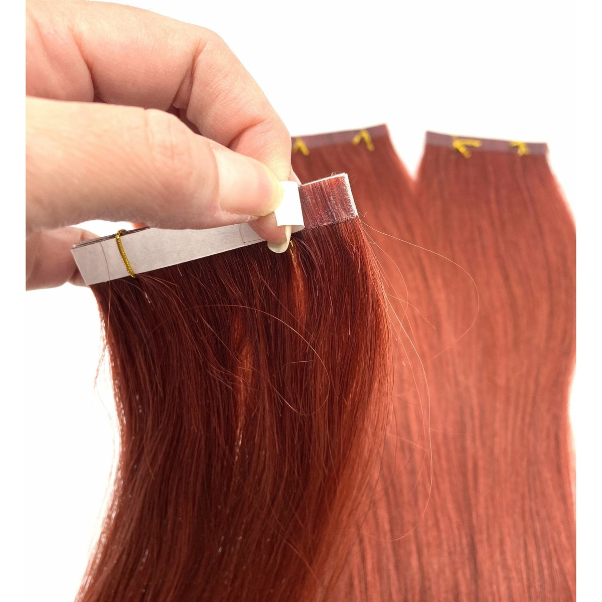 VIP TapeX System – Tape-In Human Hair Extensions, Straight 18"